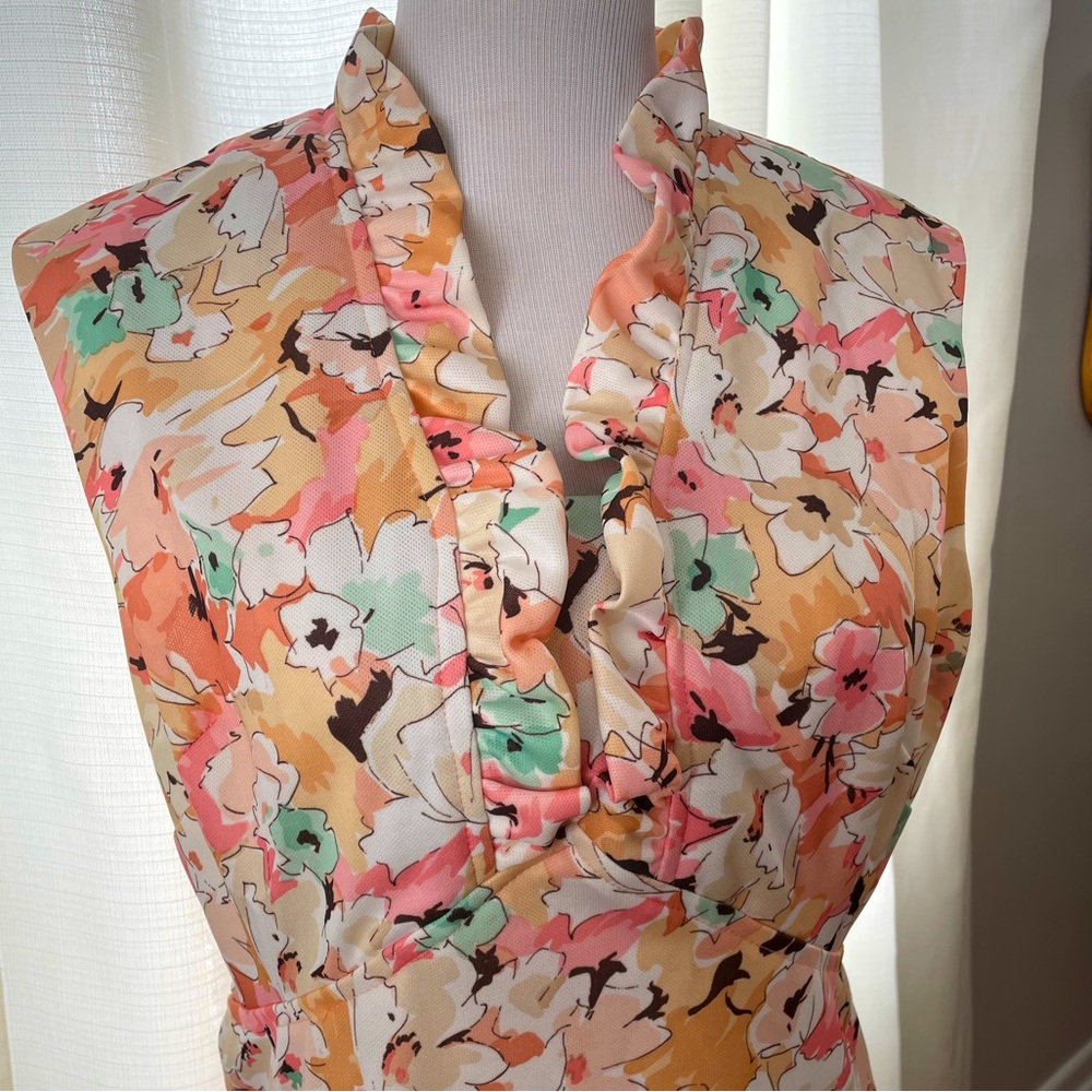 Pretty Floral Vintage Maxi Dress